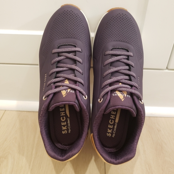 Skechers Street Shimmer Away Sneakers Sz 7.5 - Picture 7 of 13